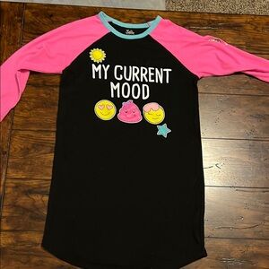 Justice Black and Pink Kids Pajamas